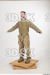 Soldier in American Army Military Uniform 0002